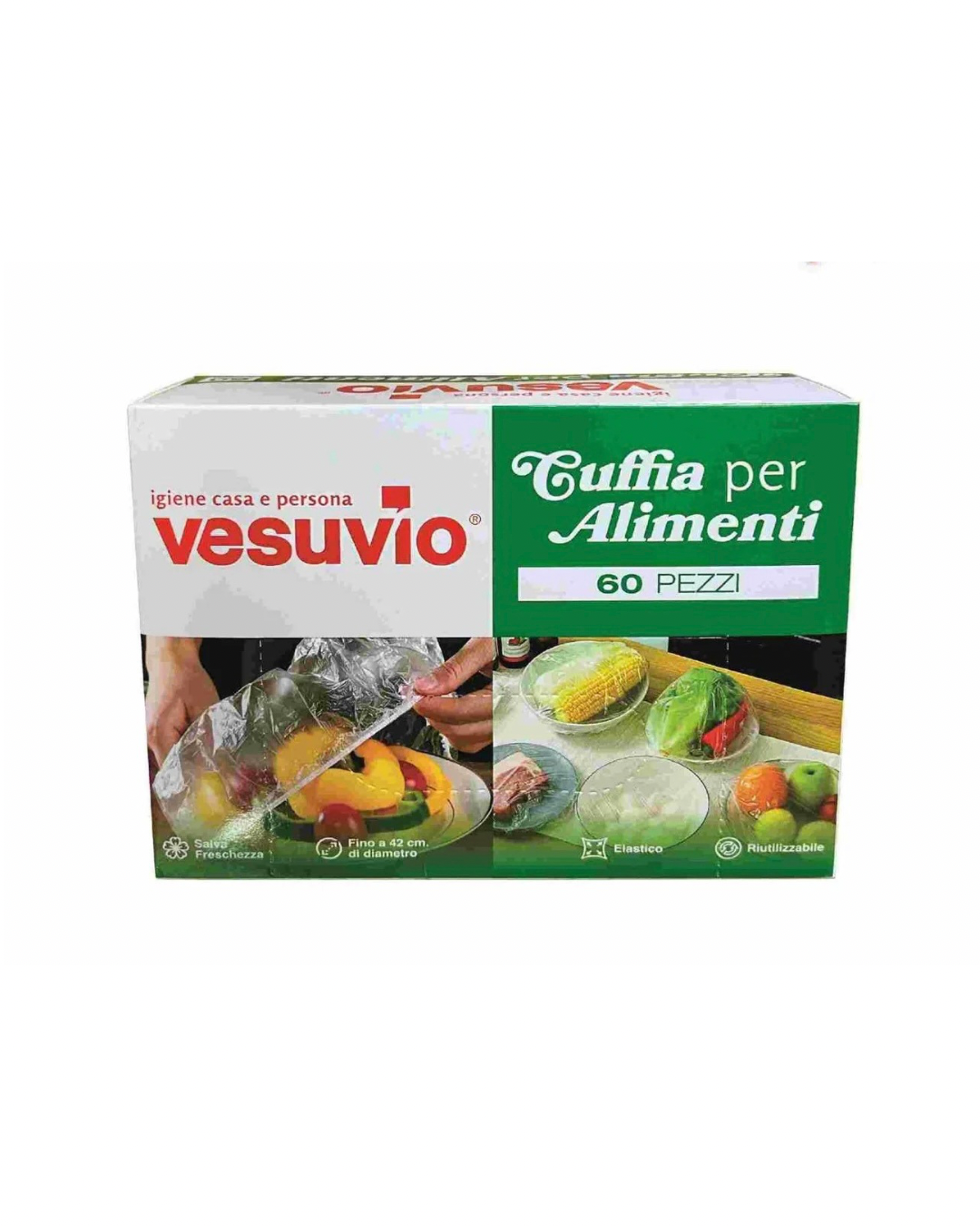 Vesuvio Cuffia Per Alimenti 60 Pezzi