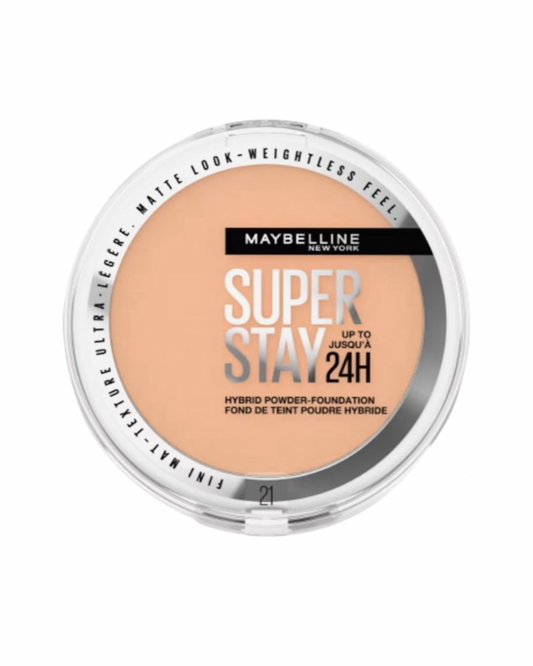 Maybelline New York Super Stay 24H Hybrid Powder-Fondotinta N21