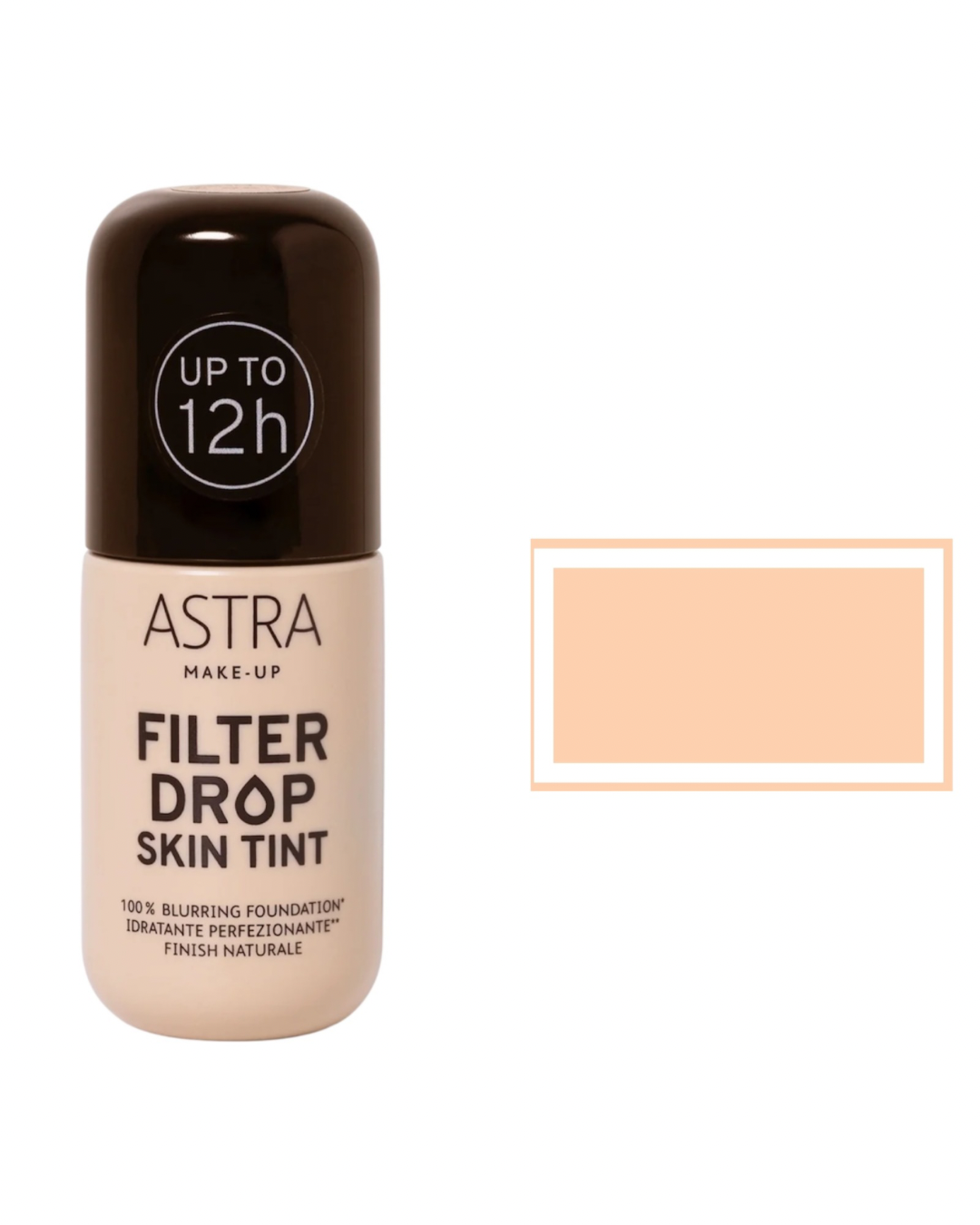 Astra Filterdrop Skin Tint - Finish Naturale, 100% Blurring