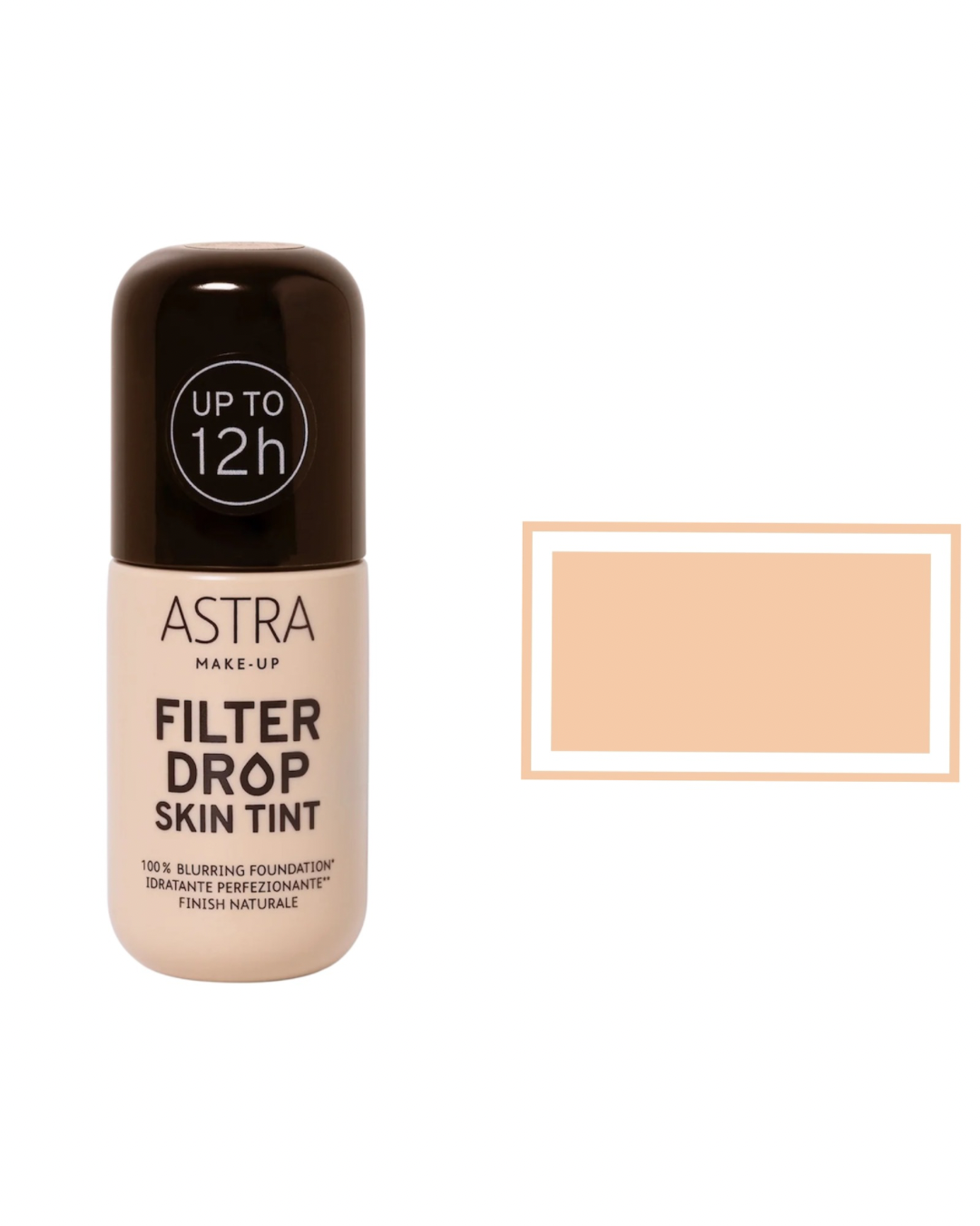 Astra Filterdrop Skin Tint - Finish Naturale, 100% Blurring