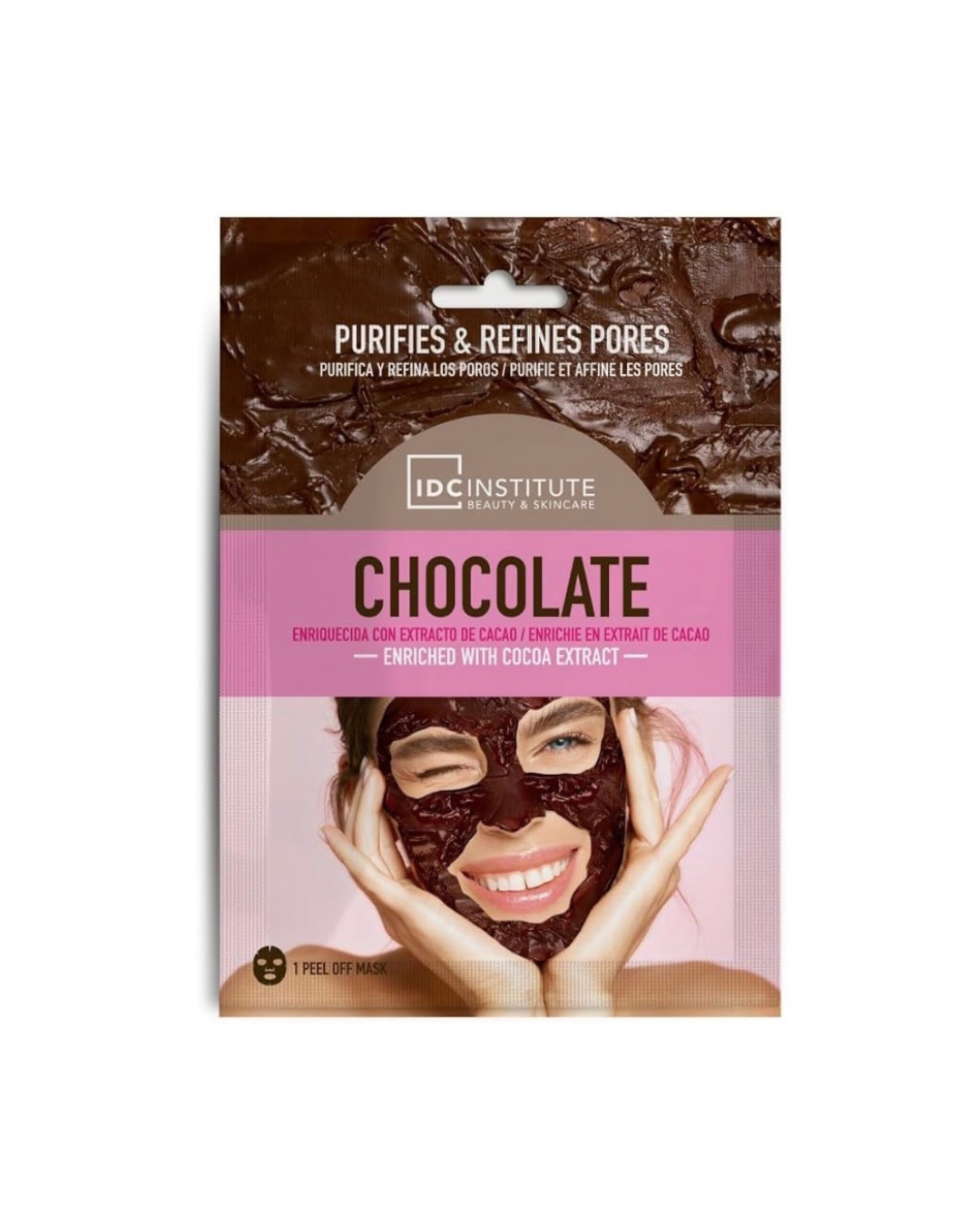 Idc Institute Maschera Viso Peel-Off Purificante - Al Cioccolato