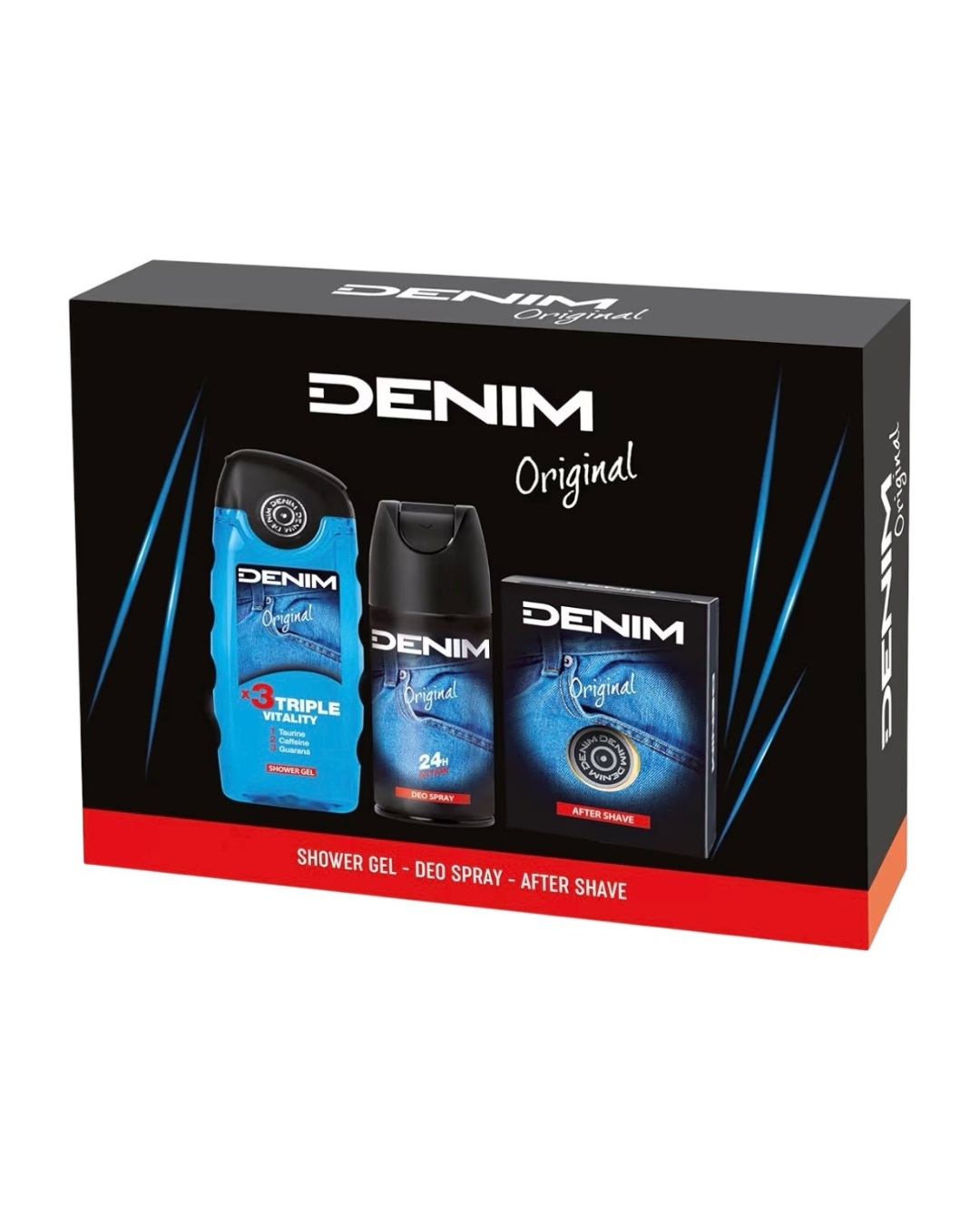 Denim Cofanetto Shower Gel+Deodorante Spray+After Shave