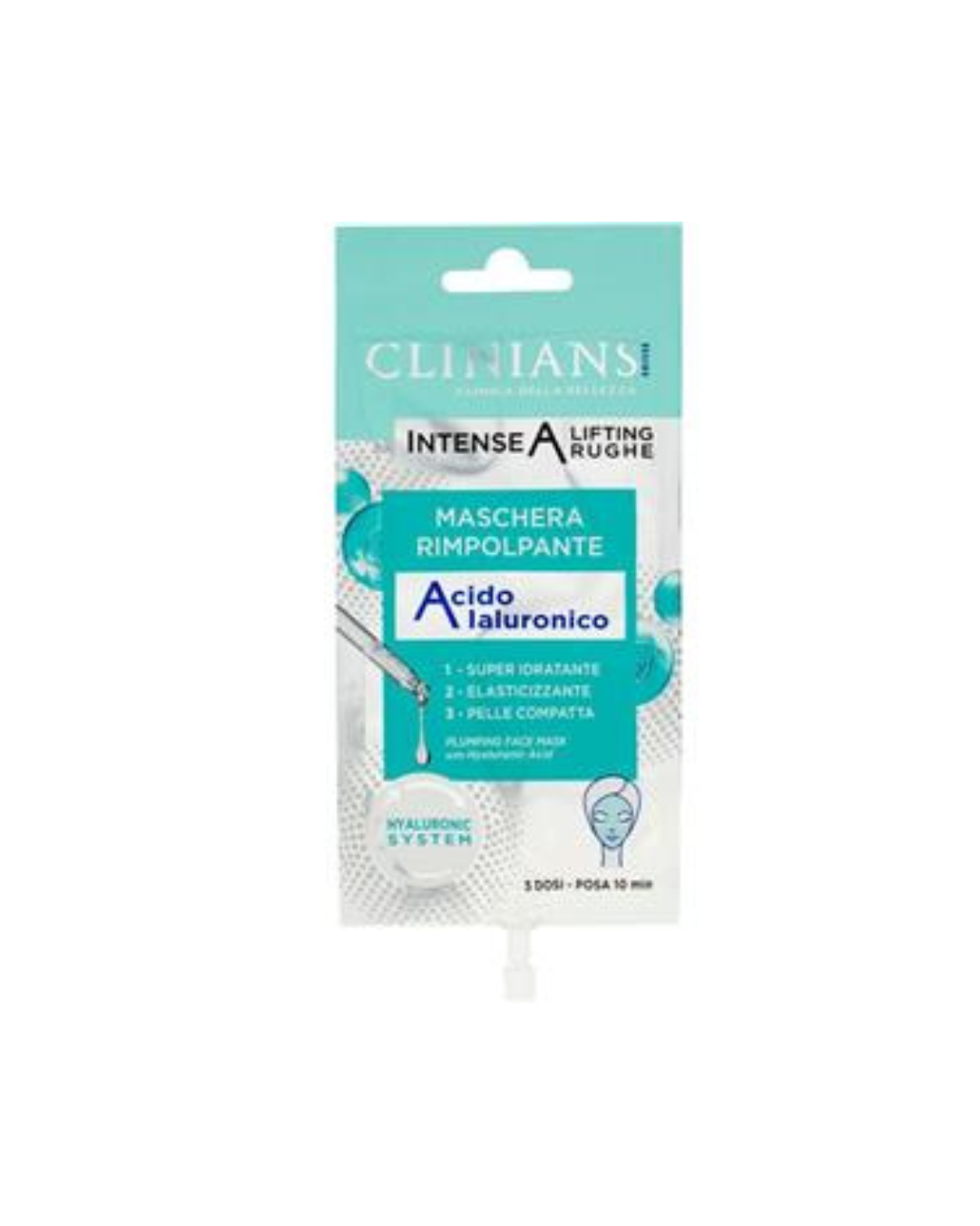 Clinians Maschera Rimpolpante Acido Ialuronico