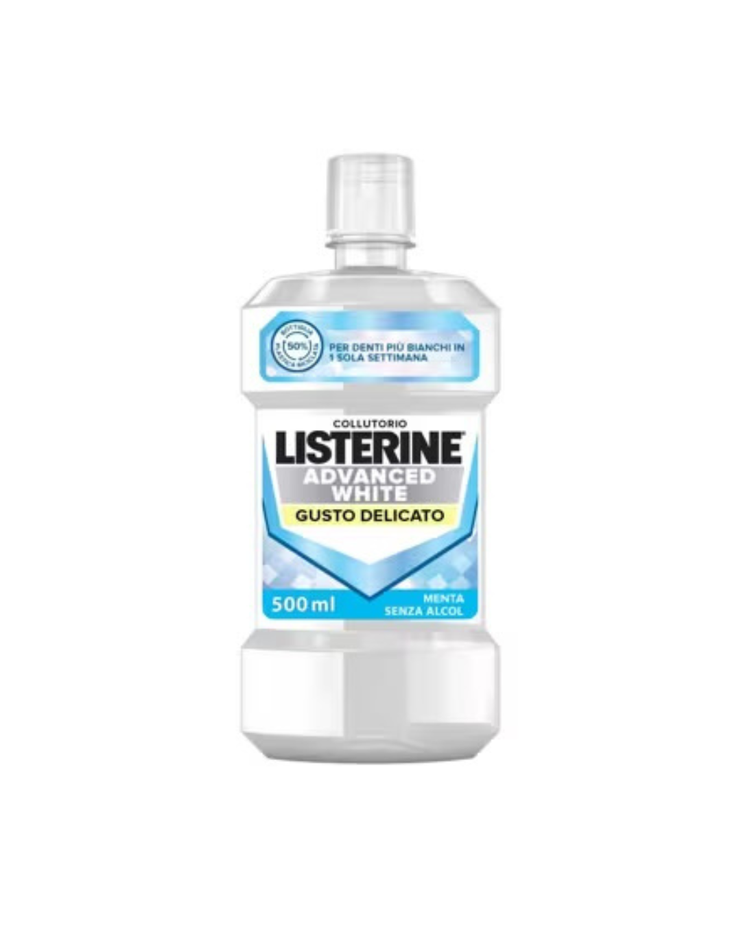 Listerine Advanced White Gusto Delicato 500 Ml