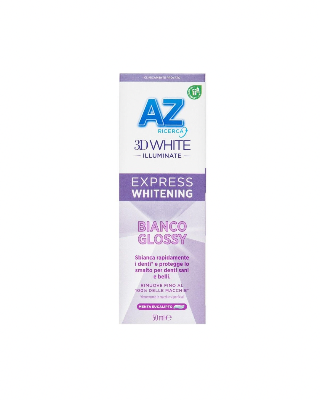 AZ Dentifricio 3D White Illuminante Bianco Glossy 50Ml