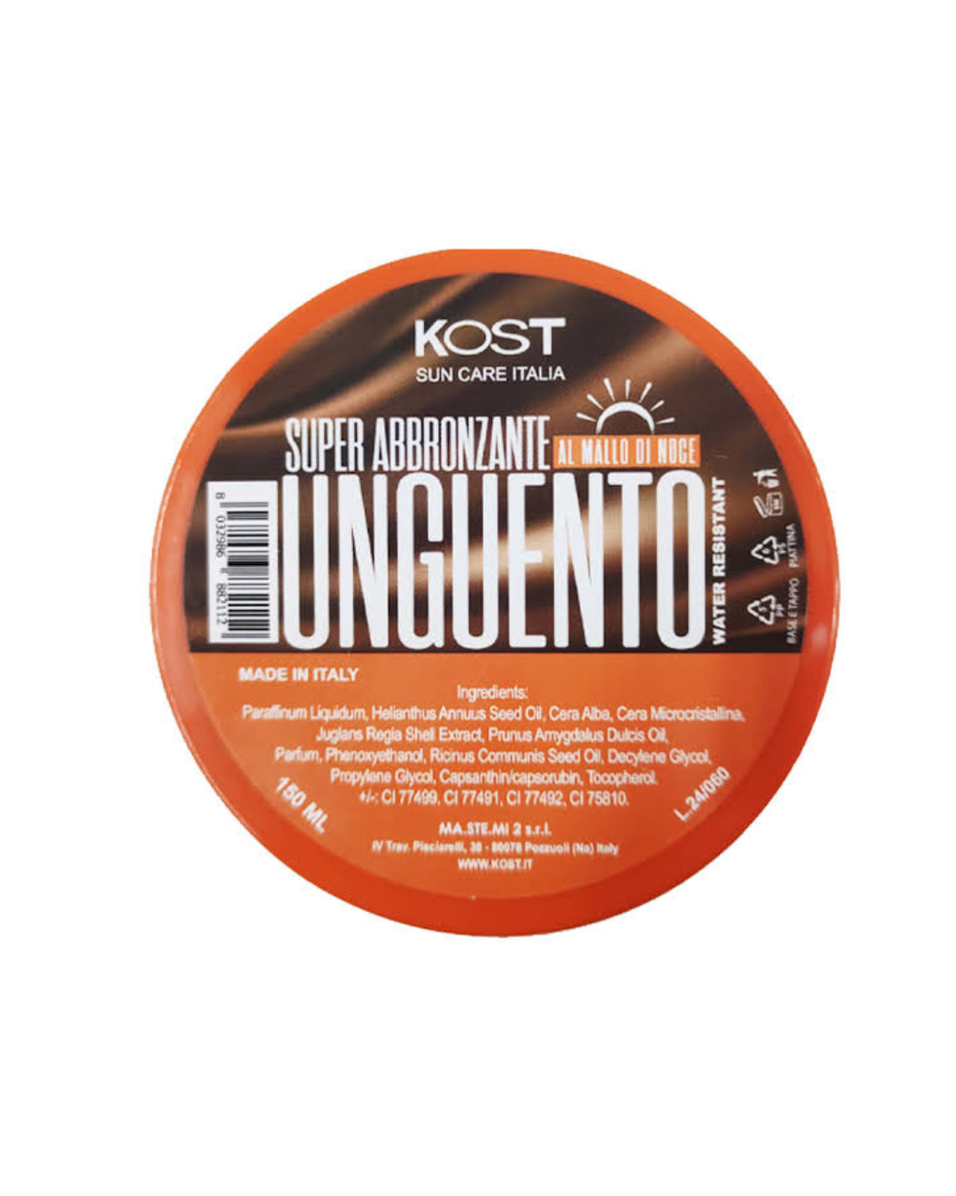KOST UNGUENTO SUPER ABBRONZANTE olio al mallo di noce 150ml