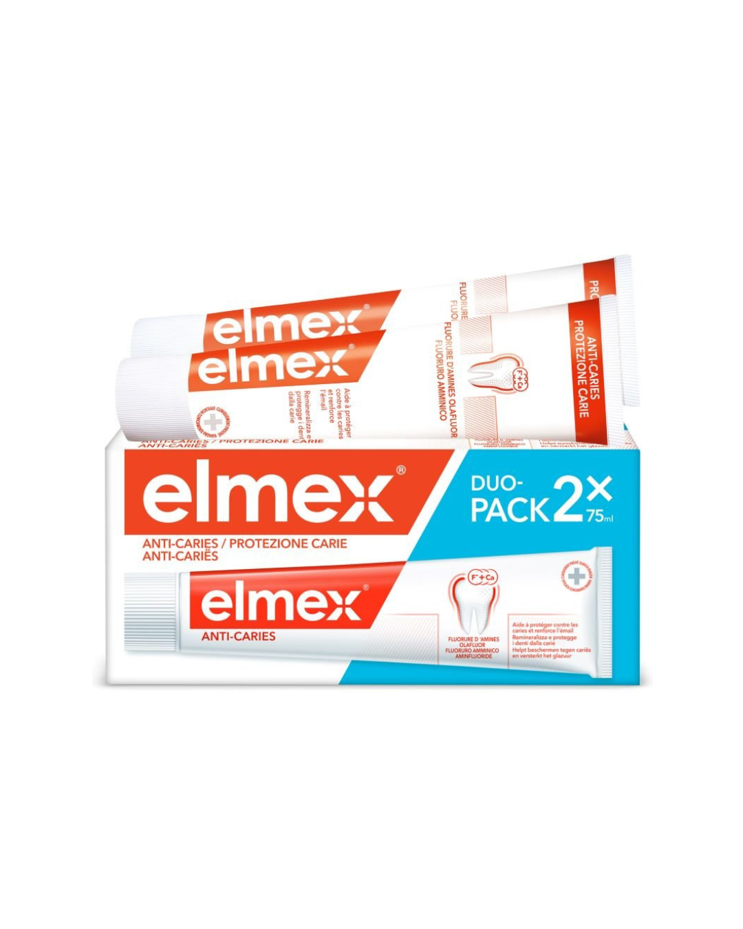 Elmex Dentifricio Protezione Carie Pacco Da 2x75Ml