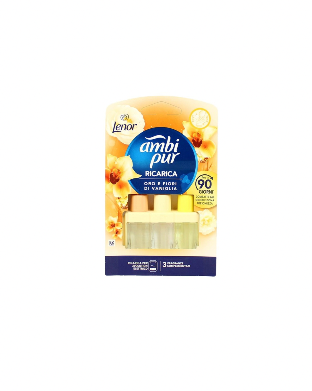 Lenor Ambi Ricarica Oro E Fiori Di Vaniglia 3 Fragranze 20Ml