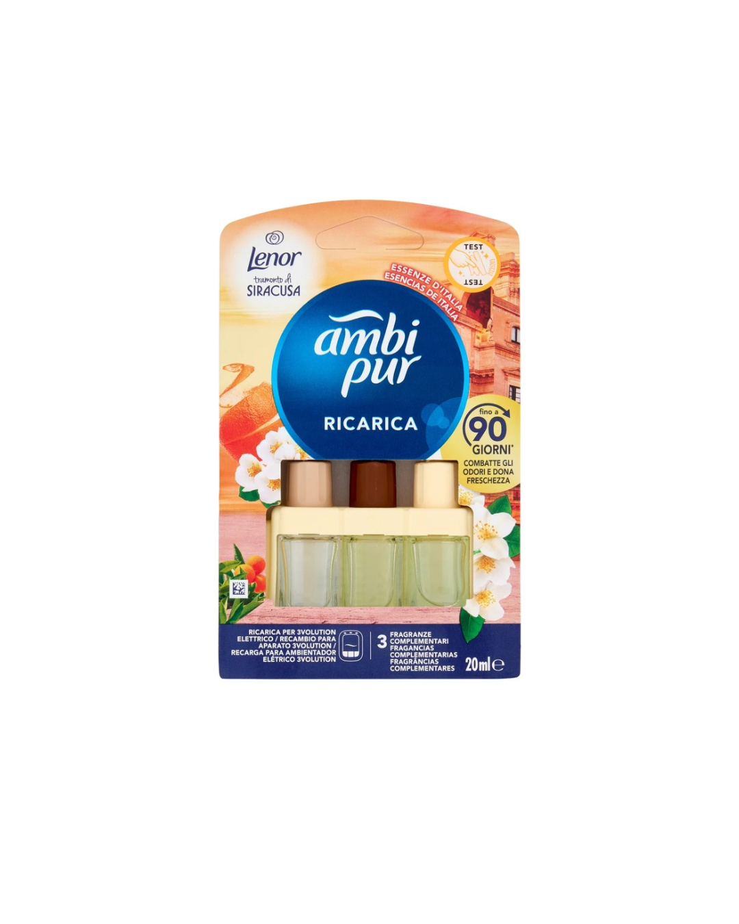 Lenor Ambi Ricarica Tramonto Di Siracusa 3 Fragranze 20Ml