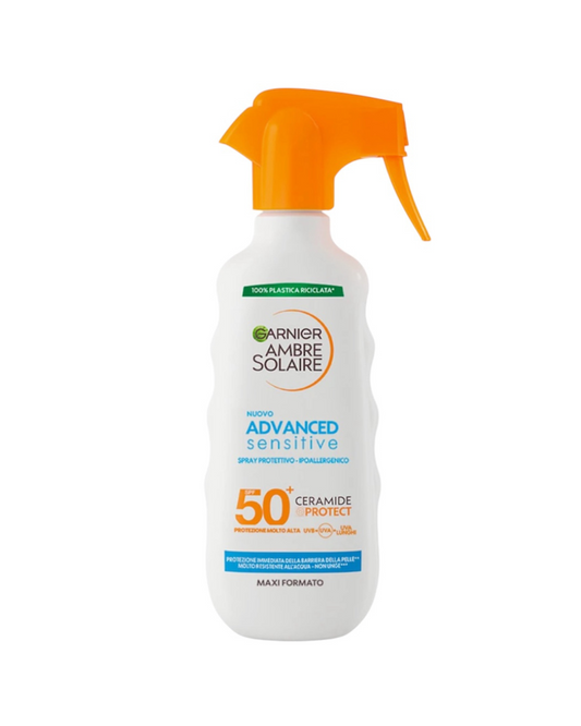 Garnier Ambre Solaire Sensitive Advanced latte abbronzante per pelli sensibili 50+