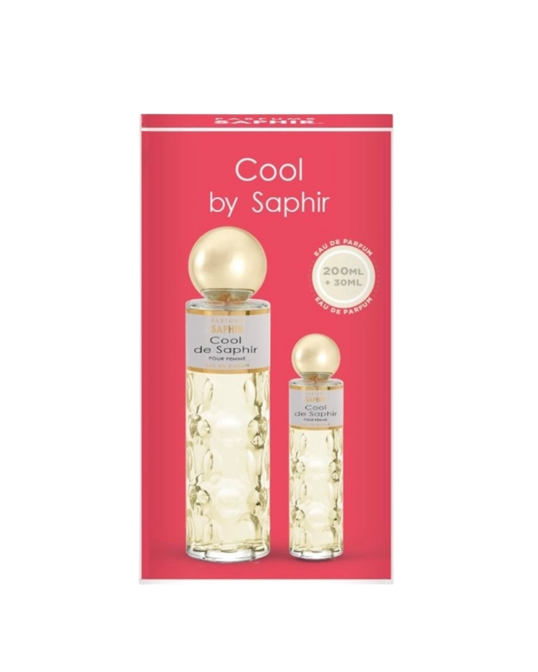 Saphir Pour Femme Cool  Eau De Parfum 200ml+30ml