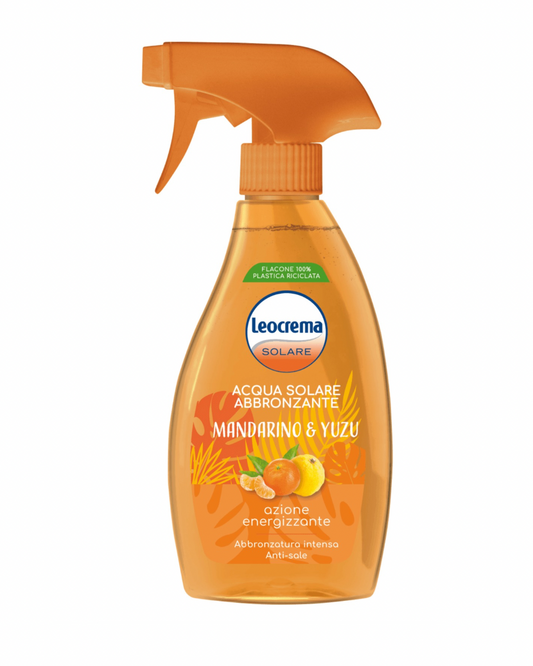 Leocrema Acqua solare abbronzante Mandarino & Yuzu, 250 ml