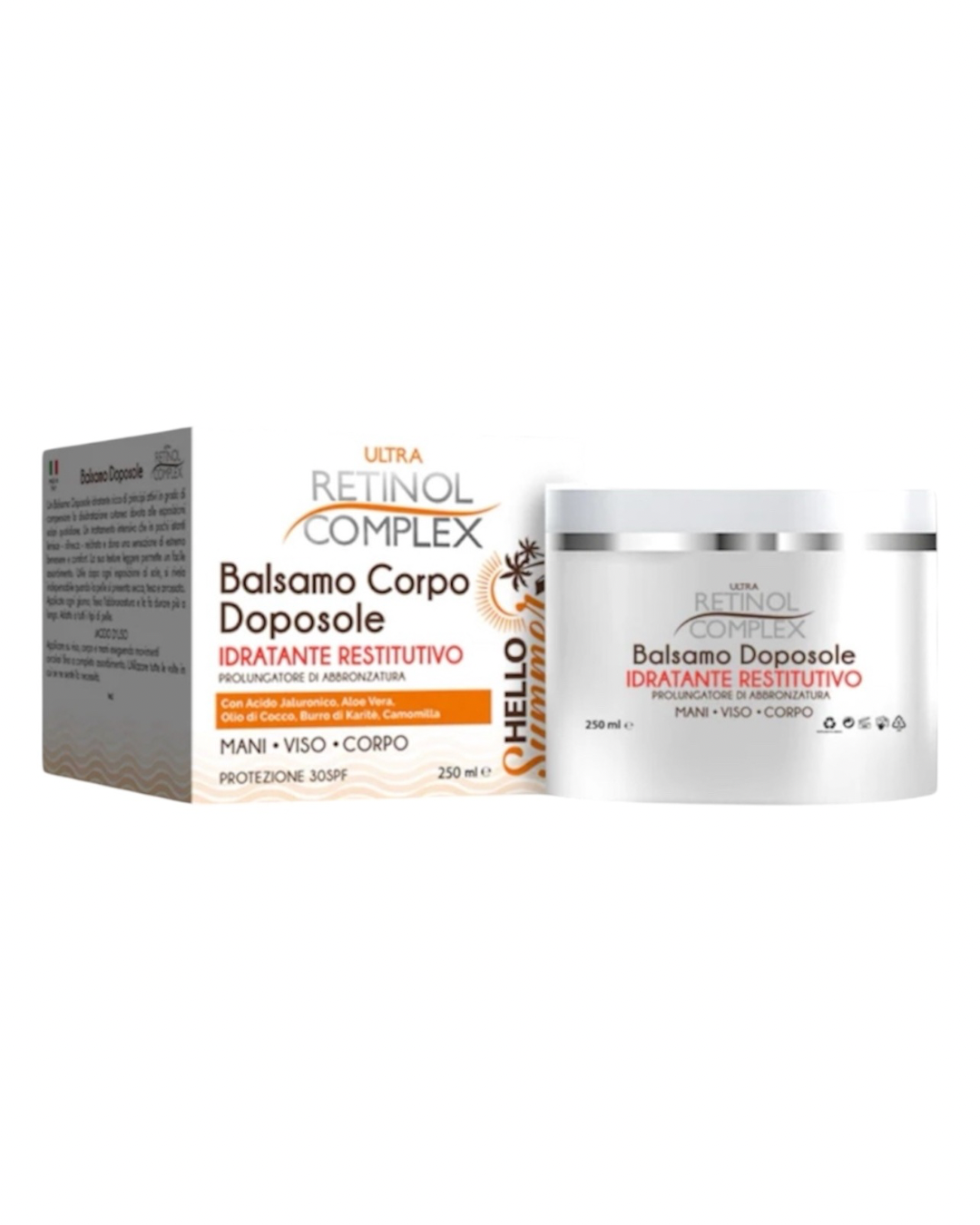 Retinol Complex Balsamo Corpo Doposole Mani-Viso-Corpo 250ml