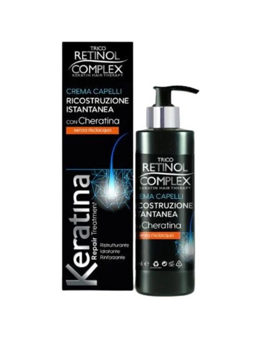Retinol Complex Crema Capelli Riparazione Istantanea Alla Cheratina 100ml