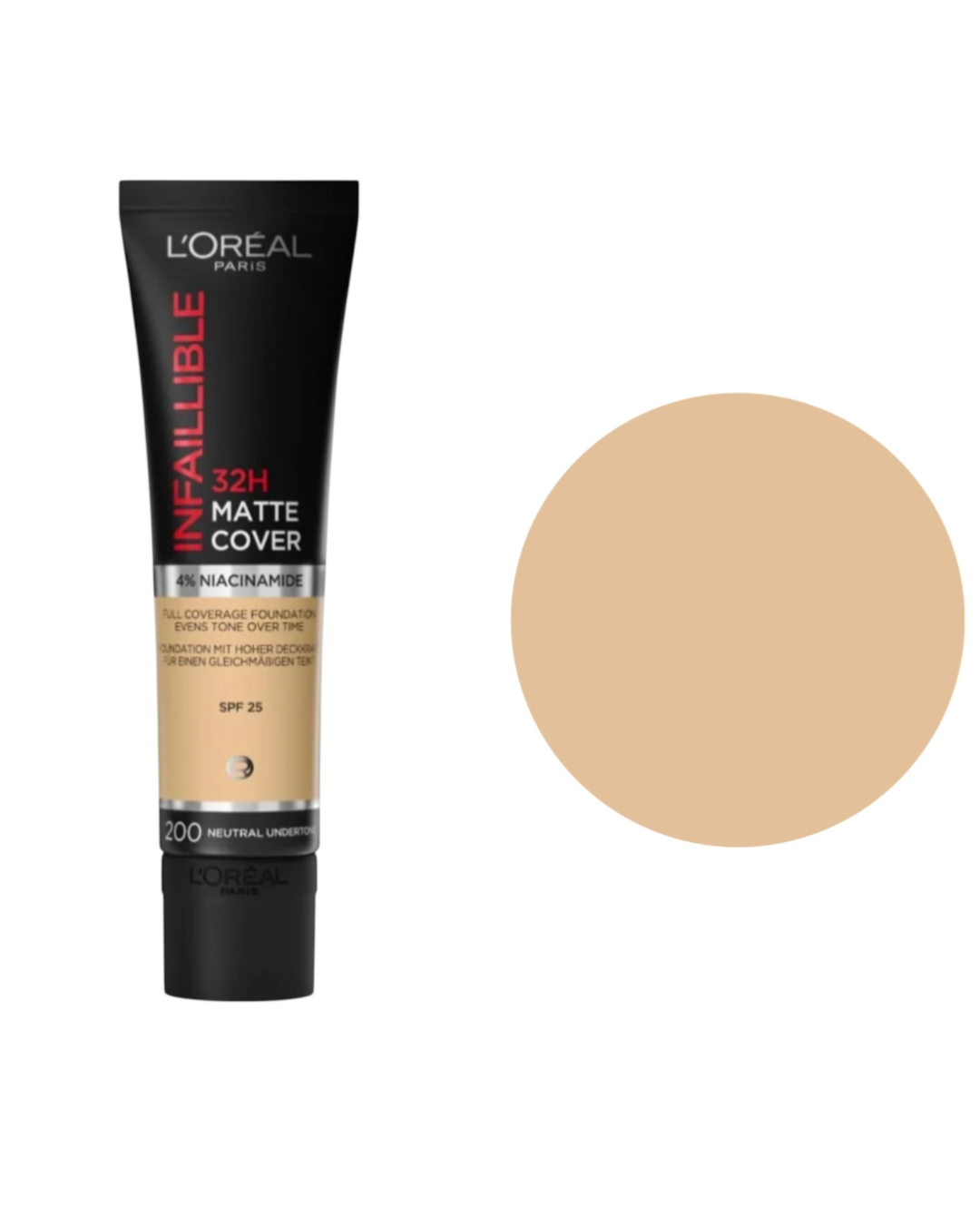 L’Oreal Paris Fondotinta Infaillible 32H Matte Cover