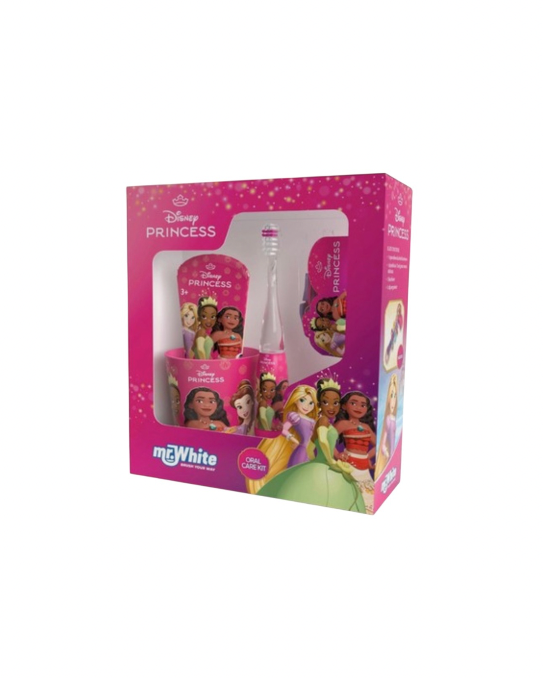 Spazzolino Elettrico Princess + Dentifricio 75ml + Bicchiere + 6 Ferm