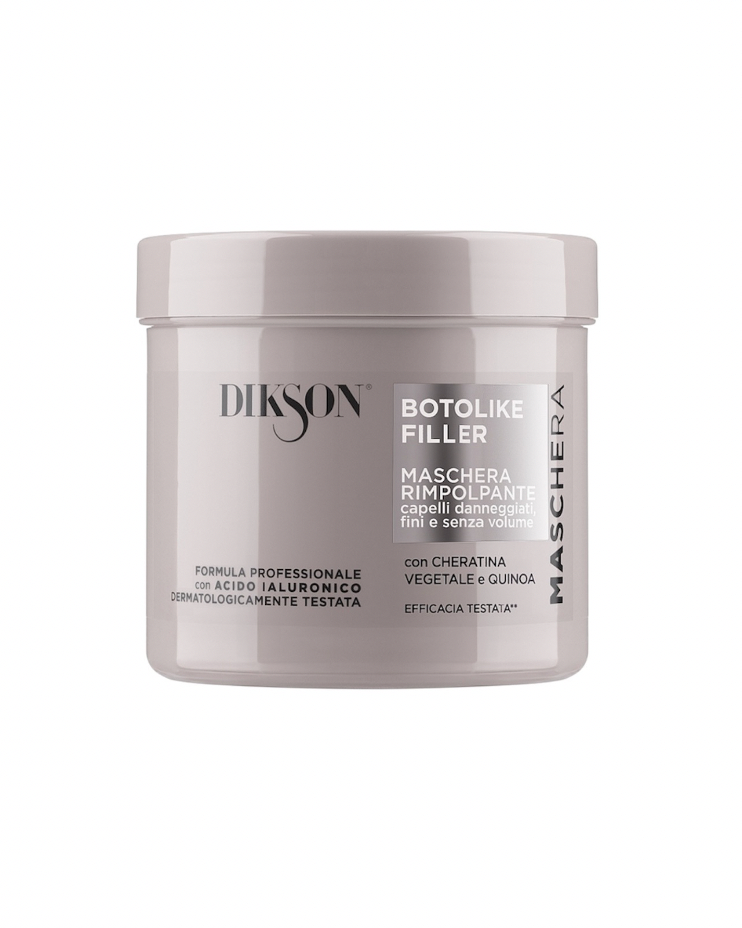 Dikson Maschera Rimpolpante Capelli Danneggiati,Fini e Senza Volume 500ml