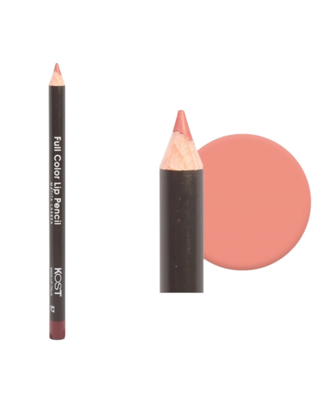 Kost Matita Labbra Full Color – Colore Intenso e Tratto Preciso per Labbra Perfettamente Definite e Piene