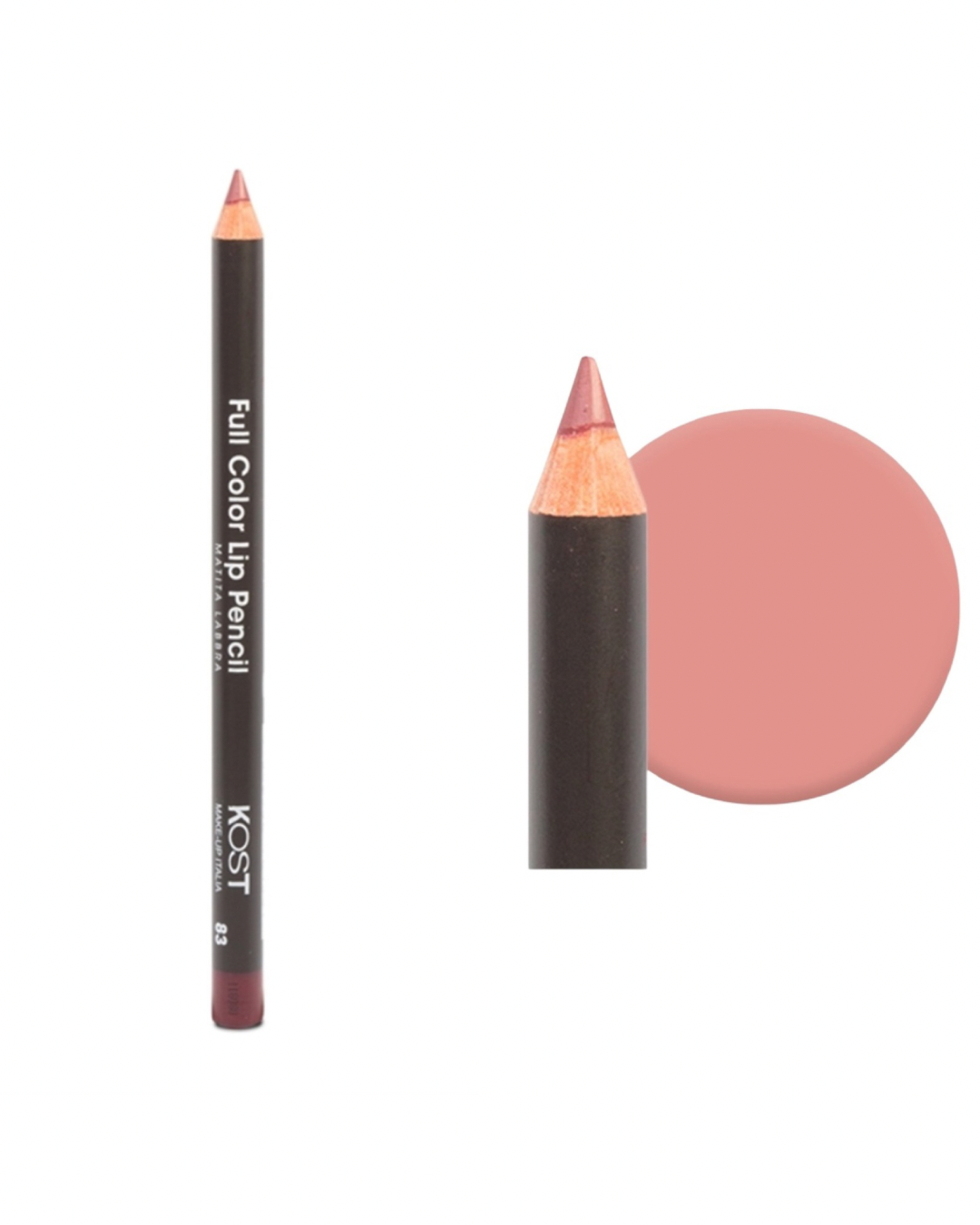 Kost Matita Labbra Full Color – Colore Intenso e Tratto Preciso per Labbra Perfettamente Definite e Piene