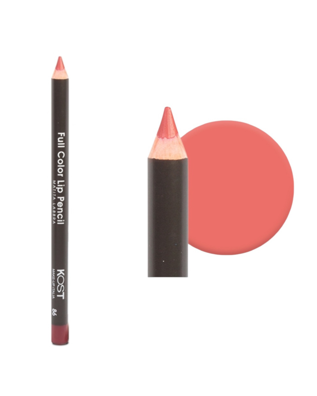 Kost Matita Labbra Full Color – Colore Intenso e Tratto Preciso per Labbra Perfettamente Definite e Piene