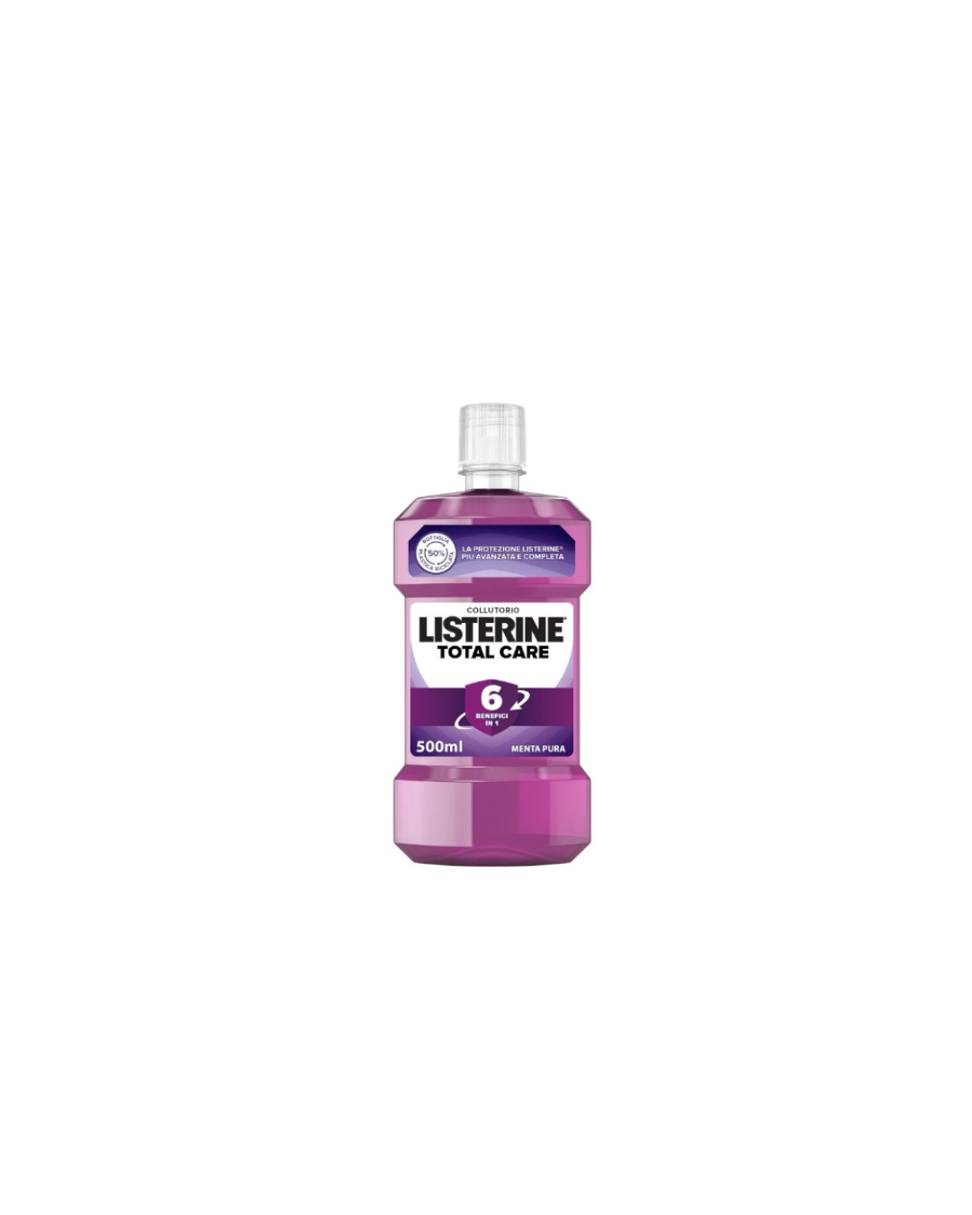 Listerine Total Care Colllutorio 6 in 1 menta pura 500 ml