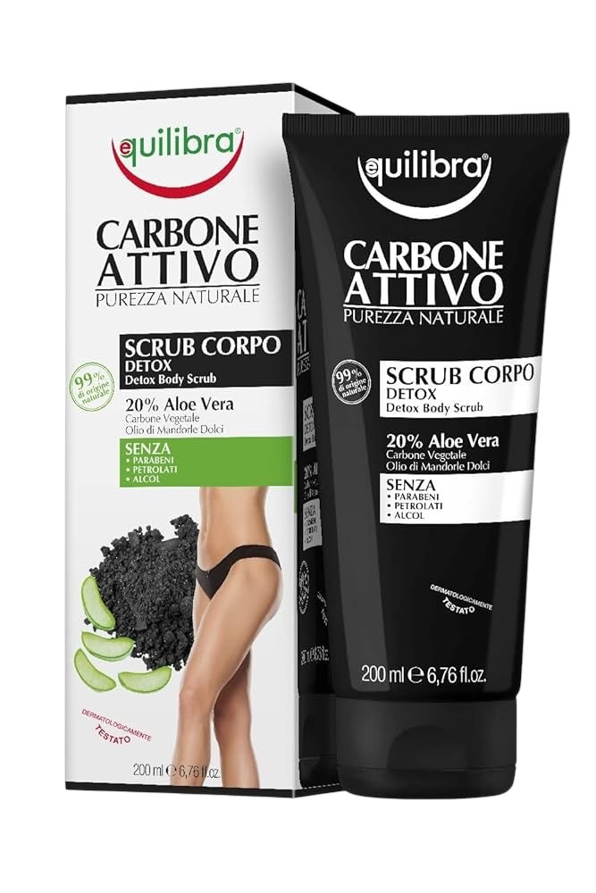 Equilibra Carbone Attivo Scrub Corpo 200ml