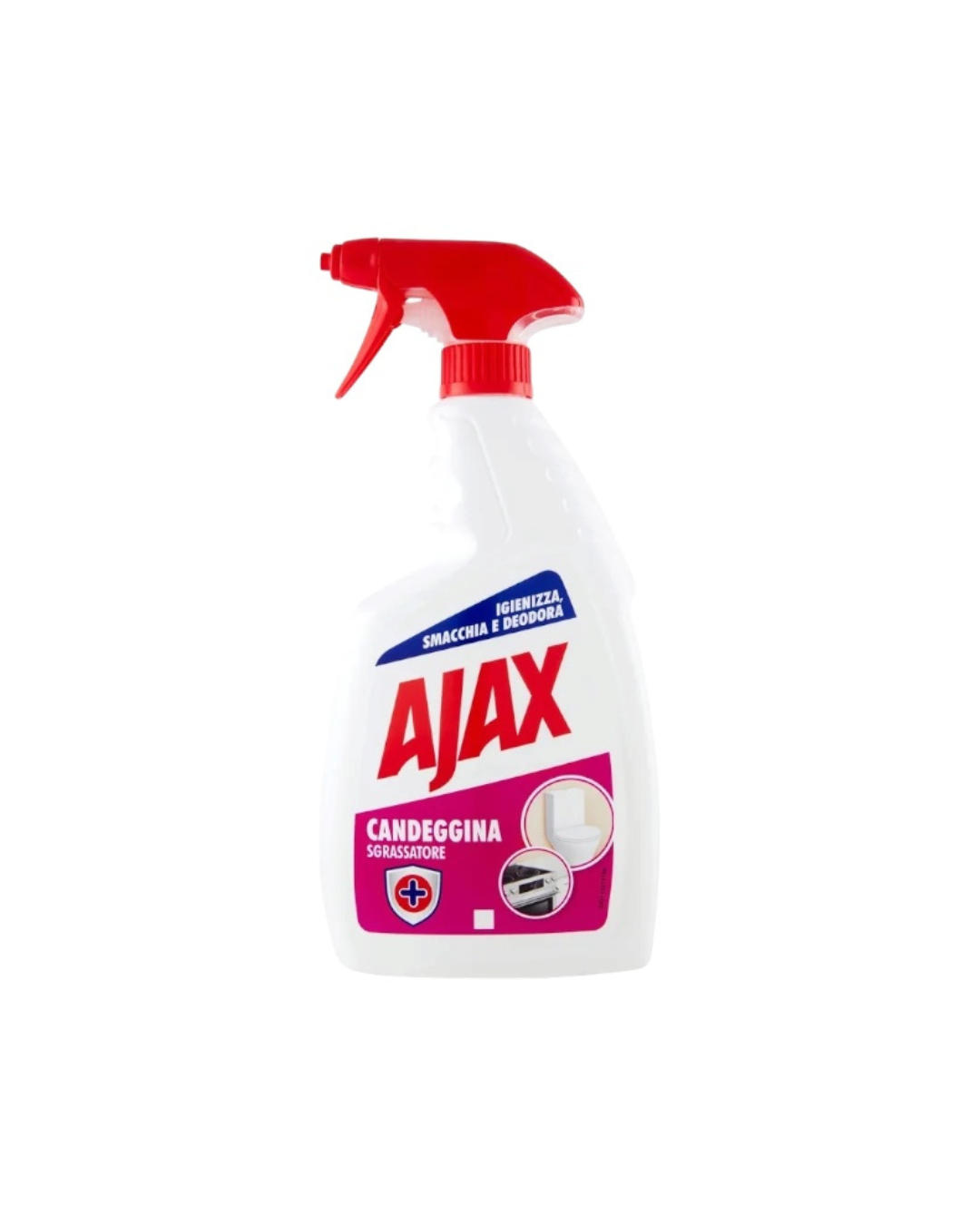 Ajax detersivo Spray Con Candeggina Igienizzante, 675 ml