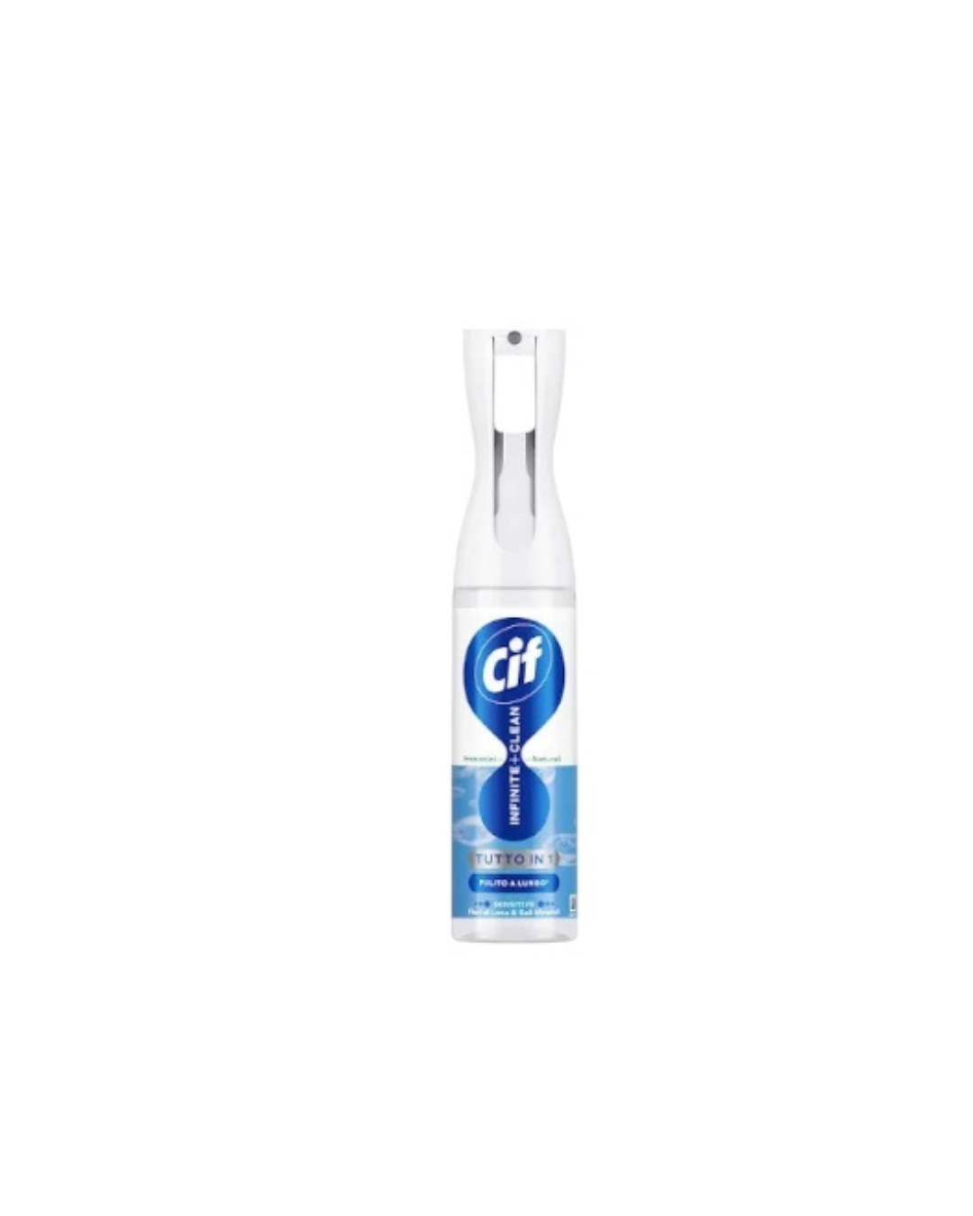 Cif Spray Infinite + Clean Tutto in 1 Fragranza Sensitive Fiori di Loto e Sali Minerali 280 ml