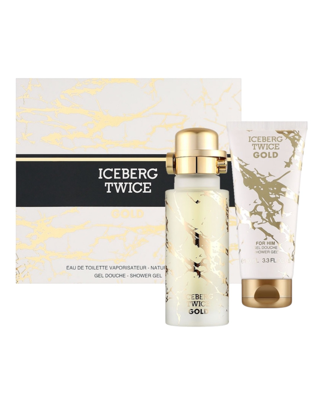 Iceberg Twice Gold For Him Cofanetto Profumo 125ml+Shower Gel 100ml