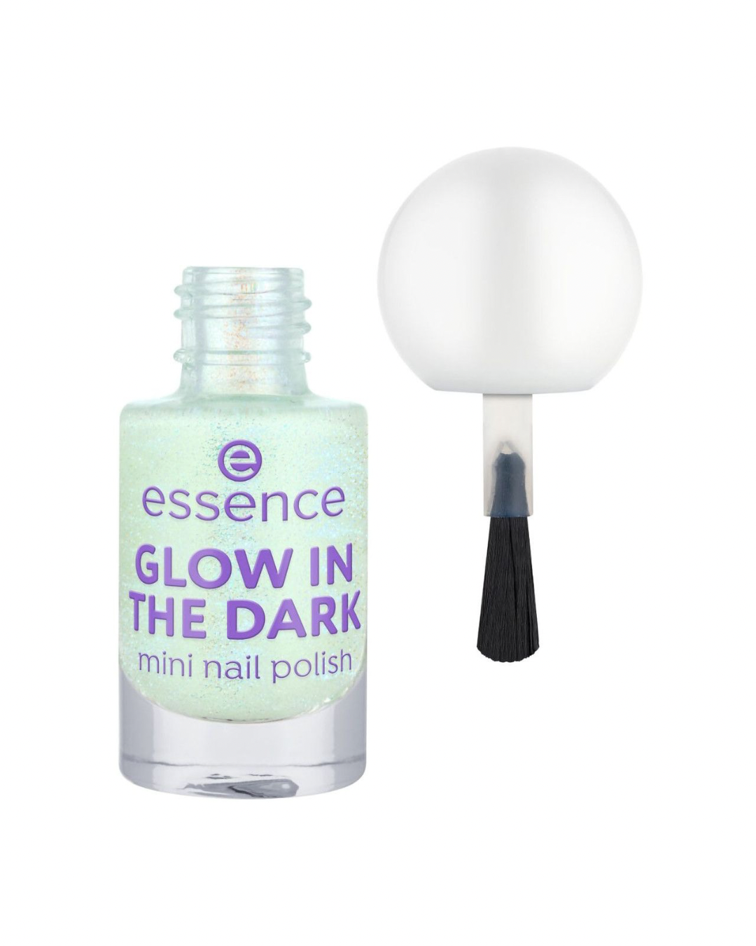 Essence Mini Nail Polish glow In The Dark 01