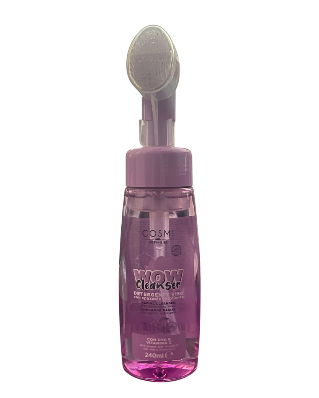 Cosmi Wow Cleanser Detergente Viso Con Spazzola esfoliante 240ml