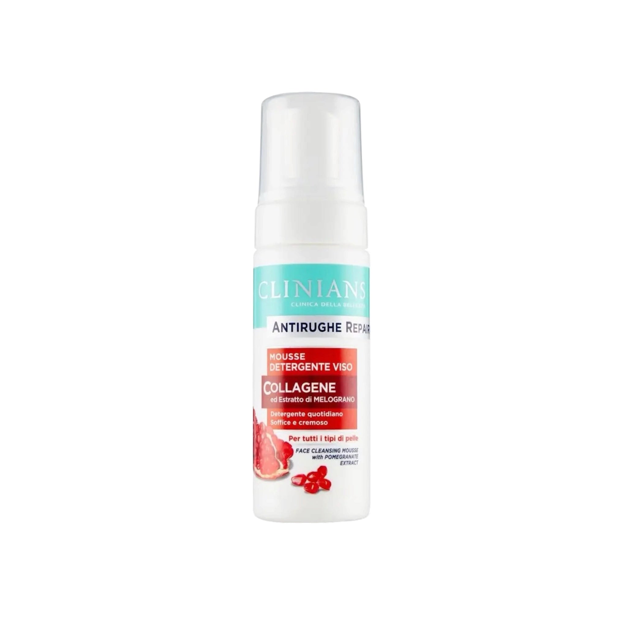 Clinians Antirughe Repair - Mousse Detergente Viso 150 ml
