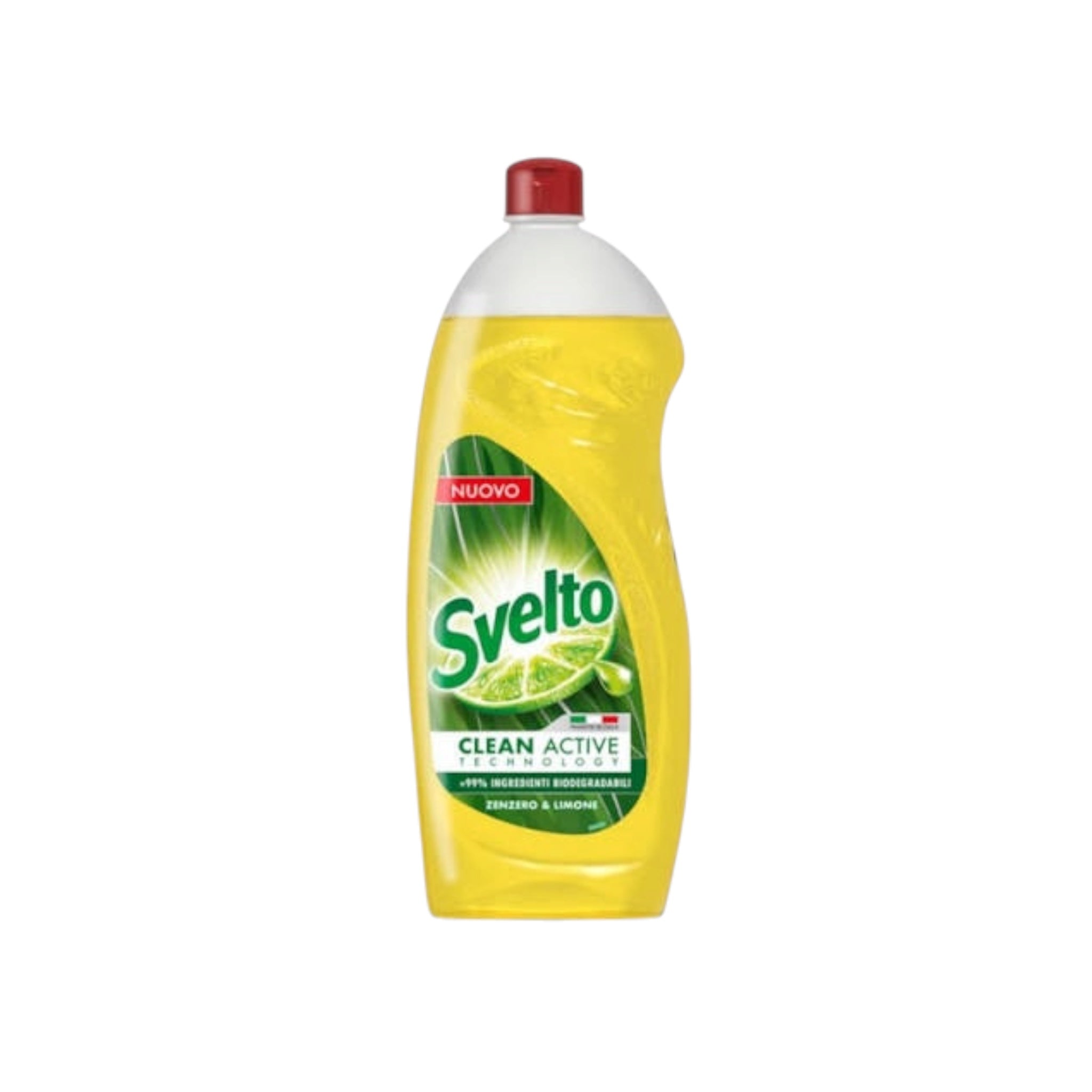Svelto Clean Active Tecnology, Detersivo Piatti Zenzero & Limone 930Ml