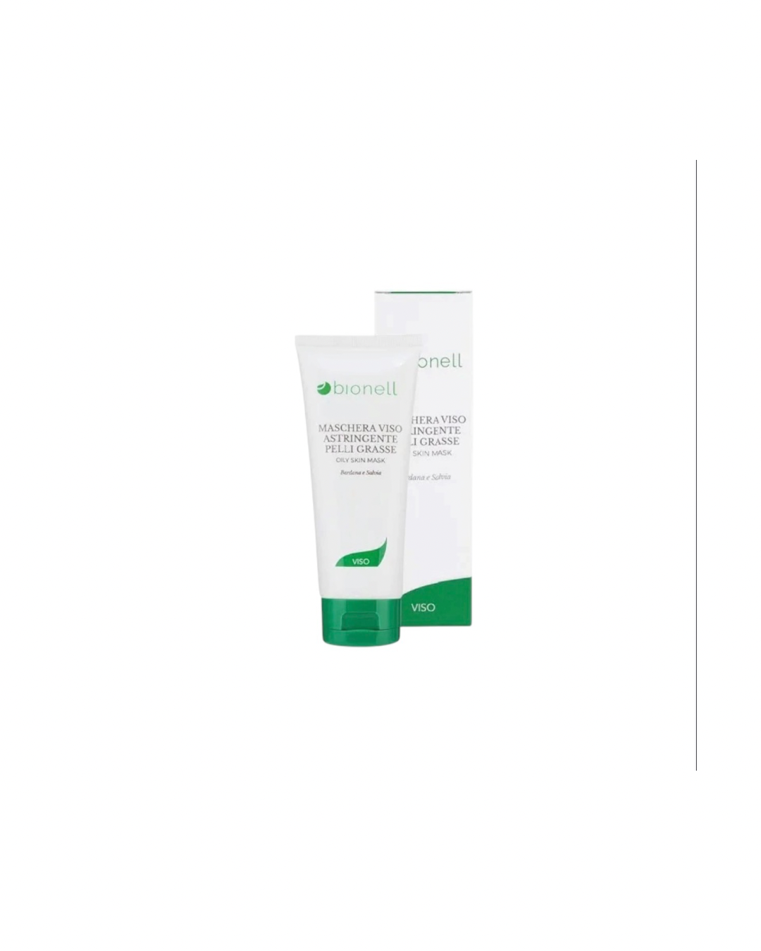 Bionell Maschera Viso Astringente Pelli Grasse Bardane E Salvia 100ML