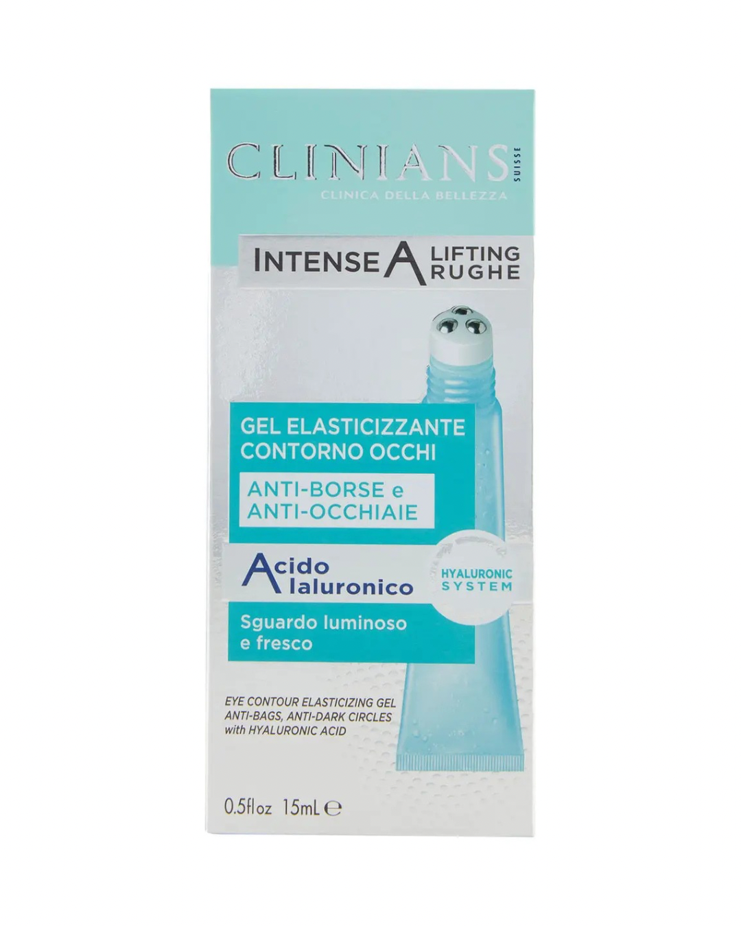 Clinians Gel Fresco Contorno Occhi  Anti Borse E Anti Occhiaie Drenante Con Estratti Di Fiordaliso