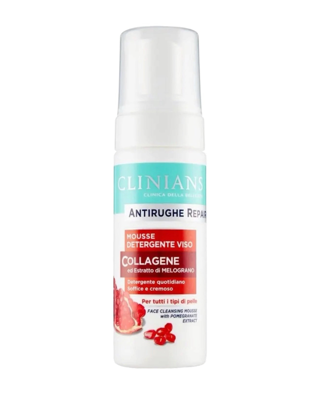 Clinians Antirughe - Mousse Detergente Viso 150 ml