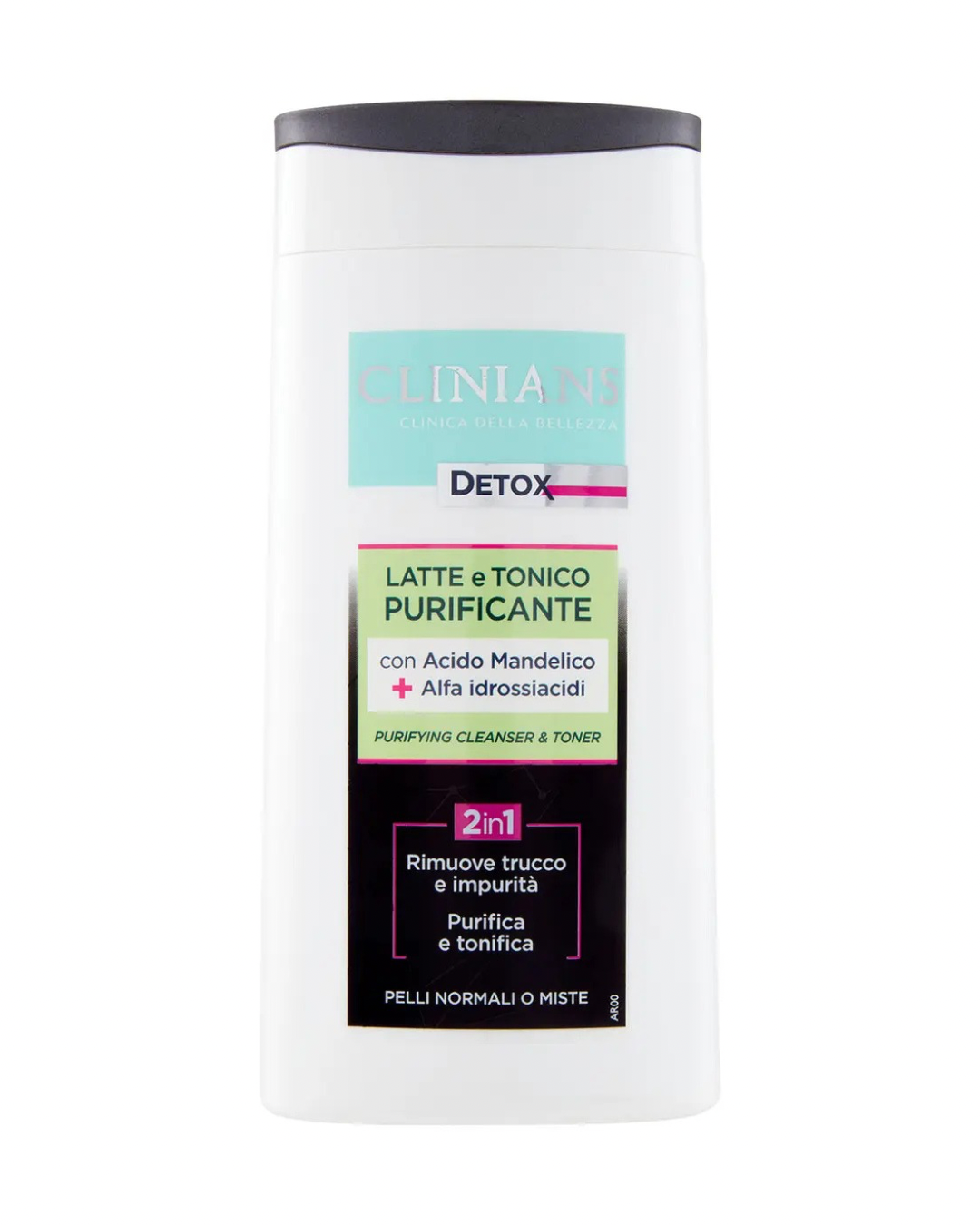 Clinians Detox Latte e Tonico Purificante 2in1 200 mL