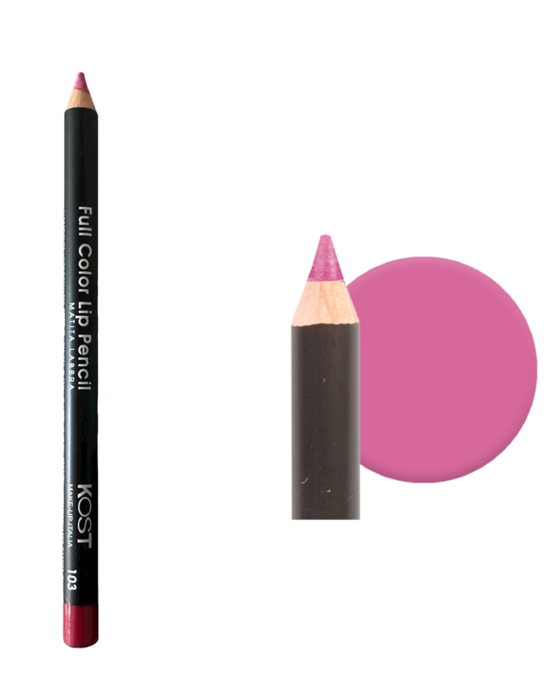 Kost Matita Labbra Full Color – Colore Intenso e Tratto Preciso per Labbra Perfettamente Definite e Piene