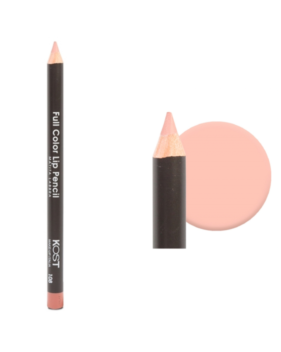 Kost Matita Labbra Full Color – Colore Intenso e Tratto Preciso per Labbra Perfettamente Definite e Piene