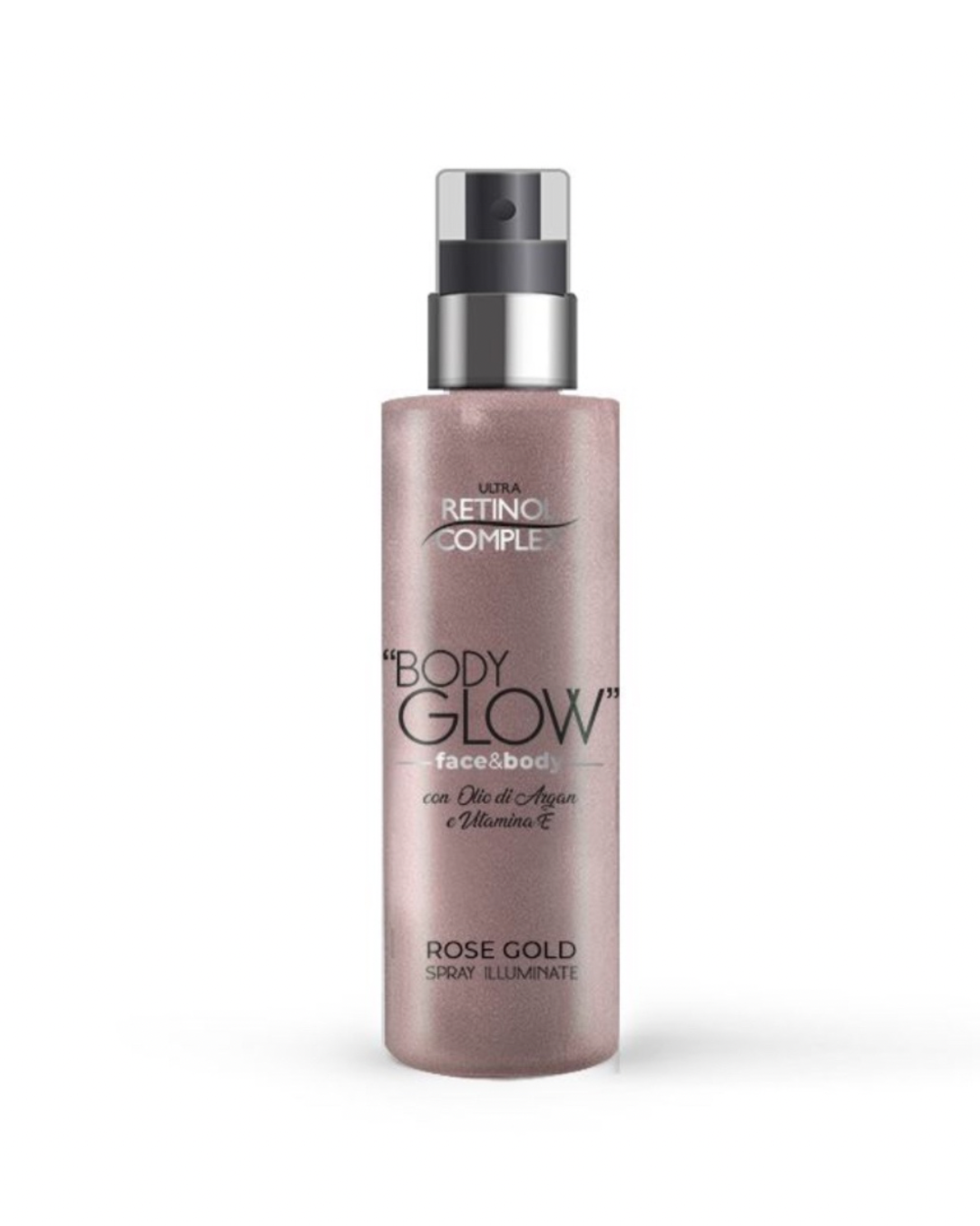 Retinol Complex Body Glow– Spray Illuminante Corpo Rose Gold 200ml