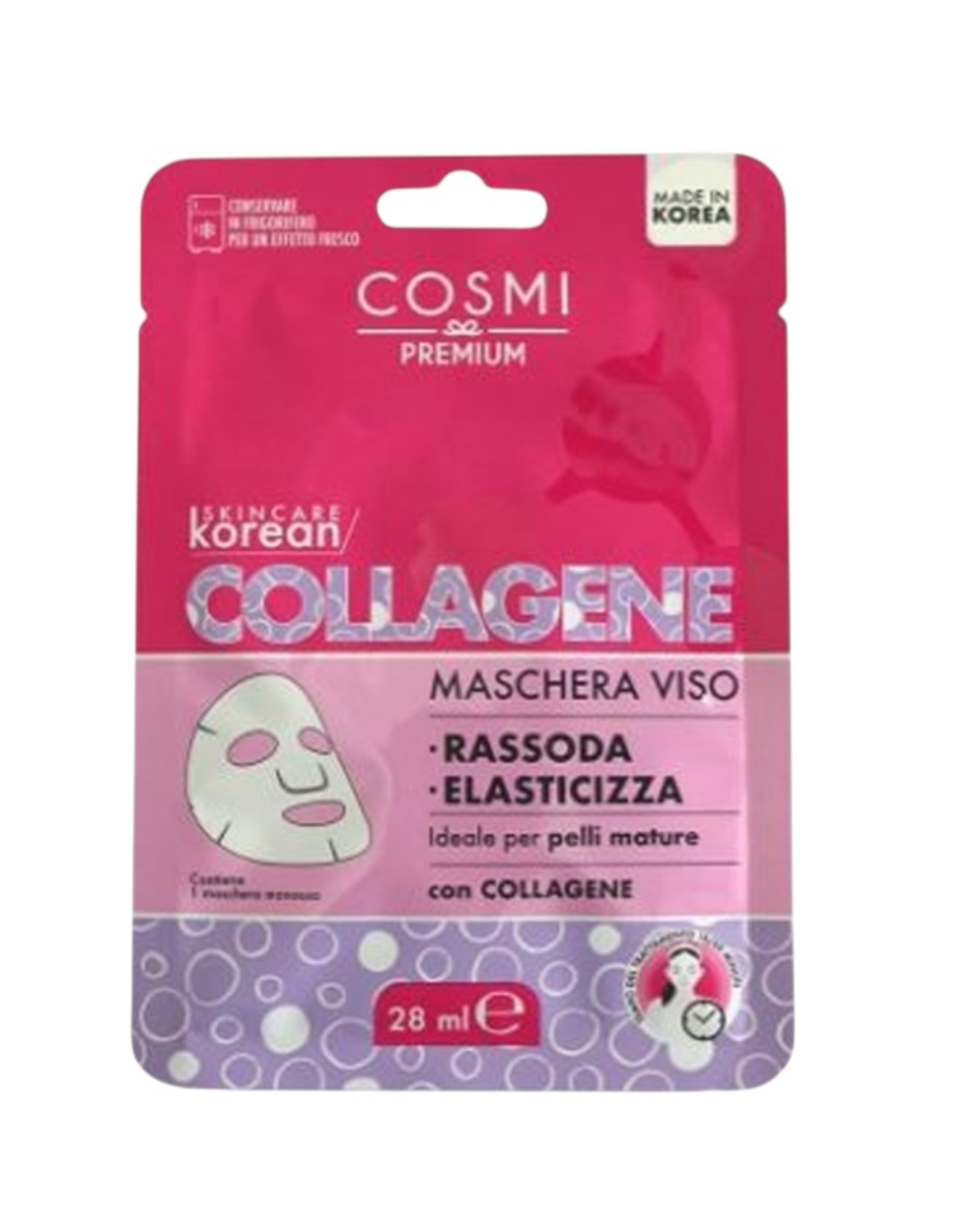 Cosmi Maschera Viso Koreana Collagene 28ml