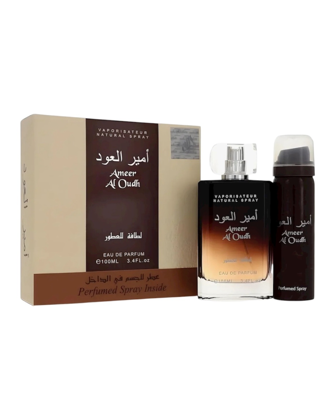Lattafa Ameer Al Oudh Eau De Parfum 100ml+Deodorante