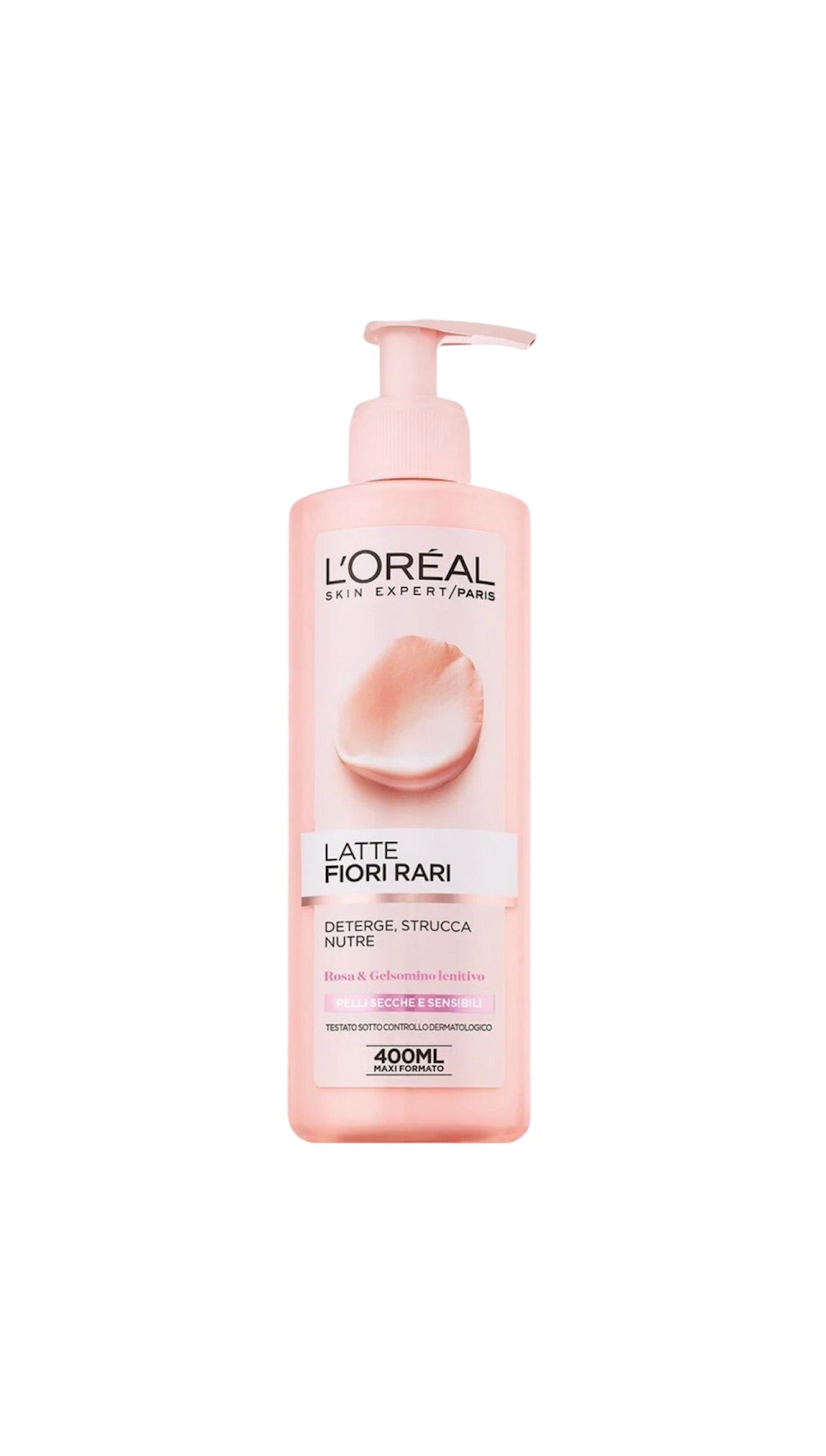 L’ORÉAL FIORI RARI,STRUCCA E IDRATA LA PELLE,PER PELLI SECCHE E SENSIBILI 400ML