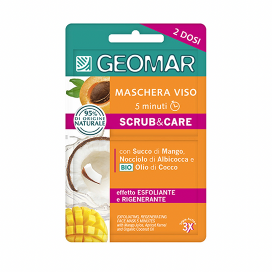 GEOMAR MASCHERA VISO SCRUB&CARE EFFETTO ESFOLIANTE E RIGENERANTE