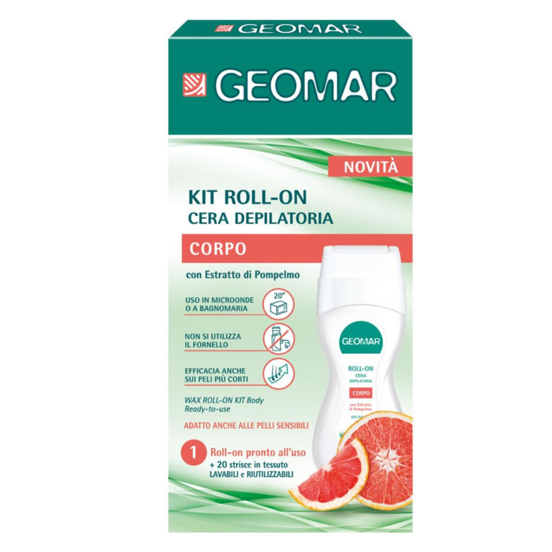 Geomar Kit Roll-On cera depilatoria corpo 100ml