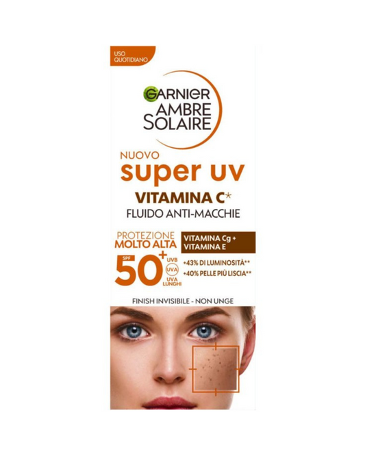 Garnier Fluido Anti-Macchie Vitamina C Con SPF50