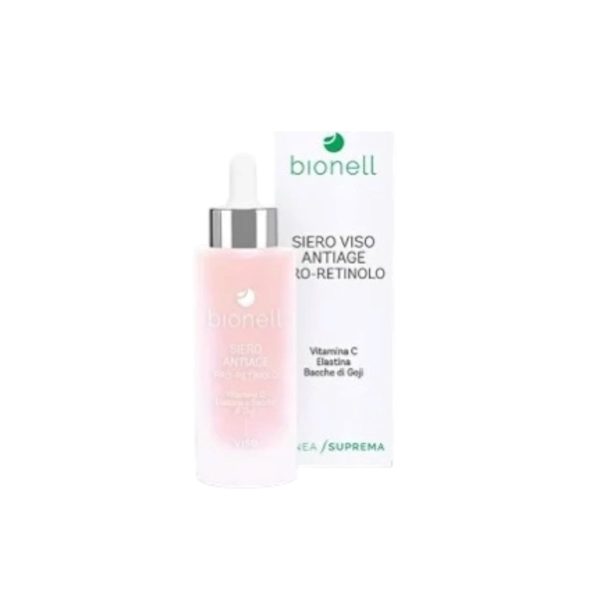 Bionell Siero Viso AntiAge Pro-Retinolo Con Vitamina C Elastica E Bacche Di Go Ji  30ML