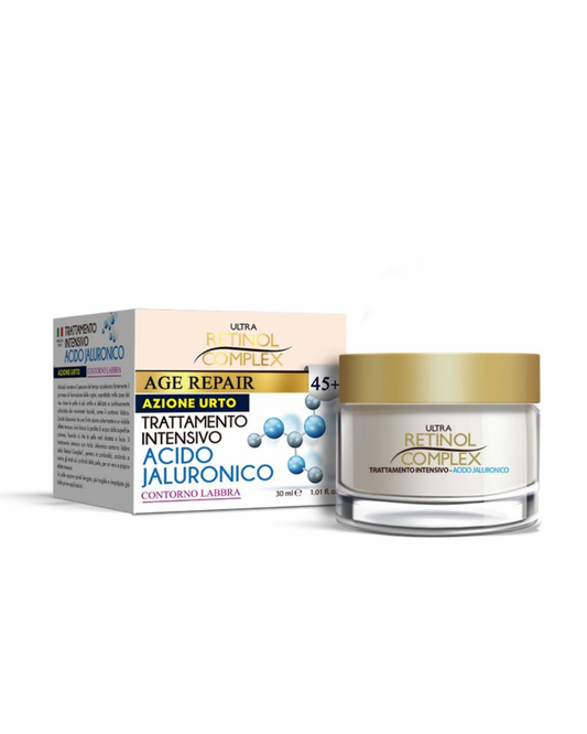 Retinol Complex Trattamento Intensivo Contorno Labbra Acido Ialuronico – Azione Urto 30ml