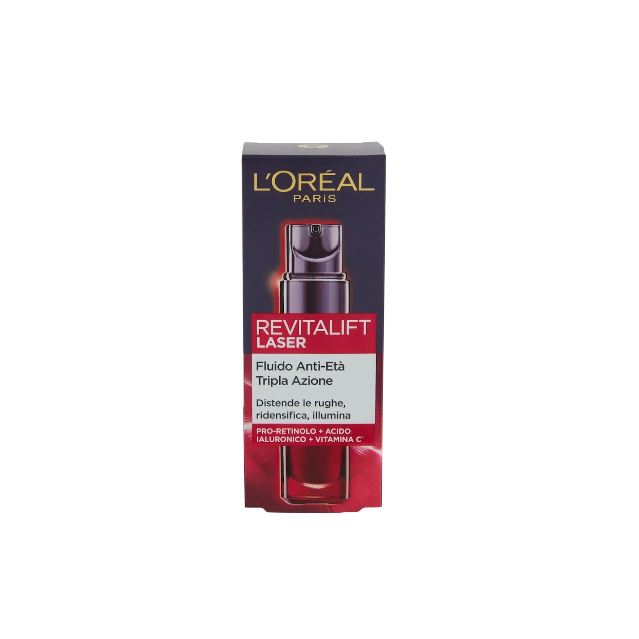 L’Oreal Revitalift Laser Fluido Anti-Etá Tripla Azione 30Ml
