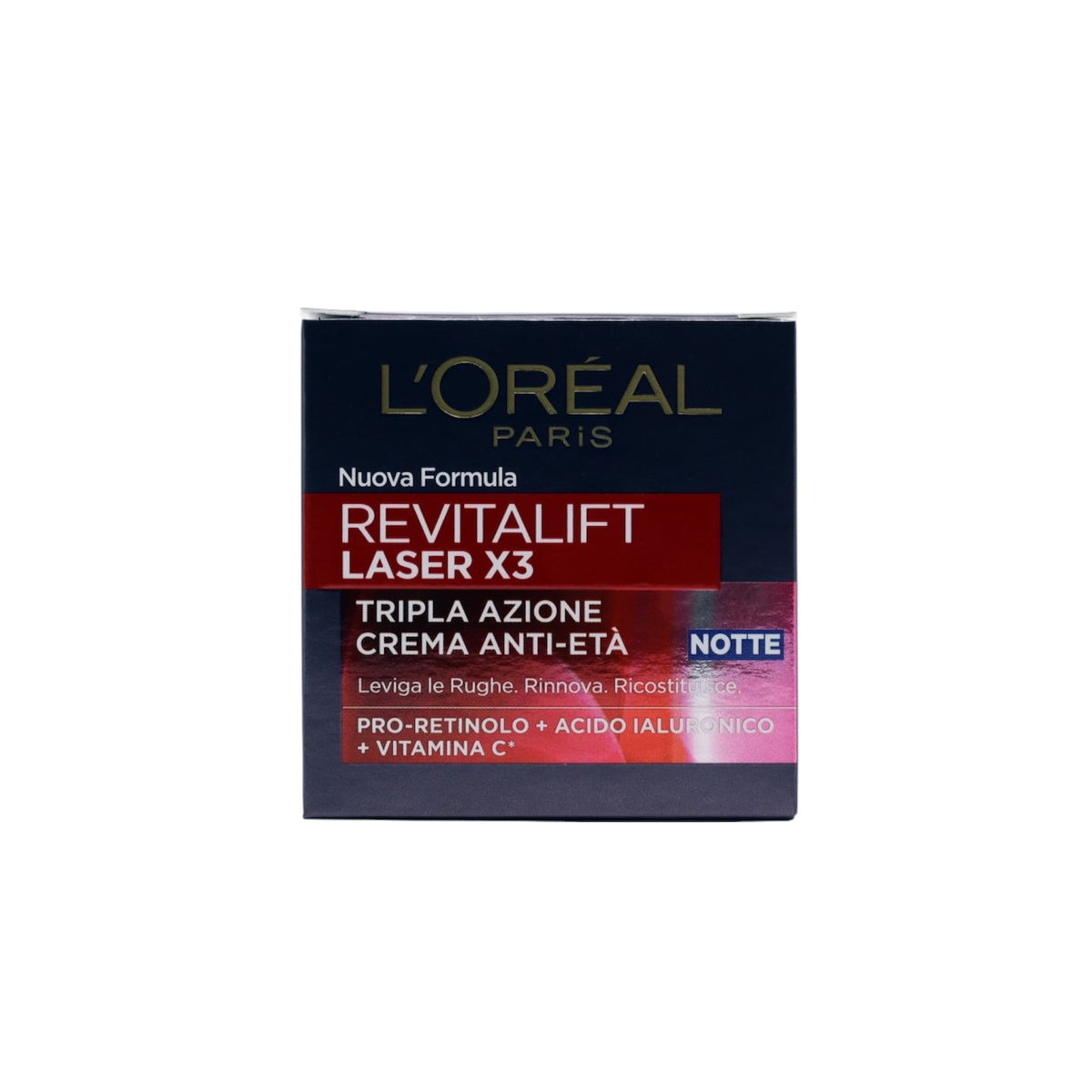 L'Oreal Paris Revitalift Laser X3 Crema Viso  Anti-Età Notte 50 ml